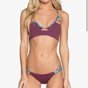 Free People Rust Bikini TAVIK